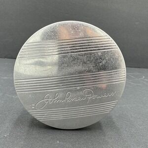 VTG‎ 1950s John Robert powers Glass compact Powder JAR Vanity Cosmetics makeup